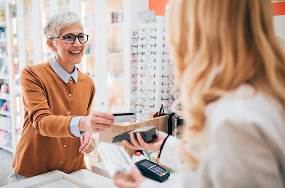 picture of a woman shopping